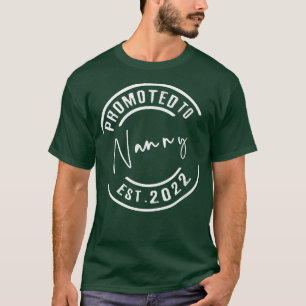 Camiseta Promovido à babá 2022 Em Breve Para Ser Gravidez A