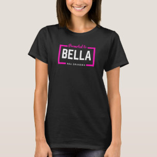 Camiseta Promovido a Bella pela primeira vez ou nova avó