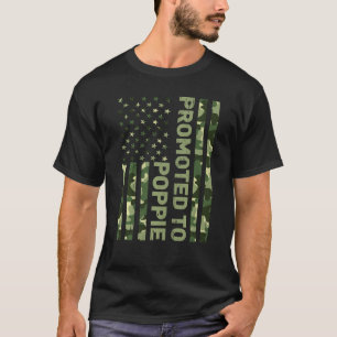 Camiseta Promovido À Camuflagem De Bandeiras Dos Eua Para N