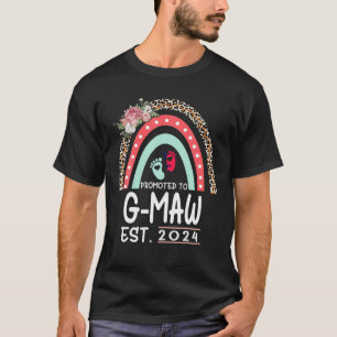 Camiseta Promovido A G MAW Est 2024 Matchin Leopard Rainbow