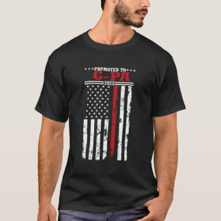 Camiseta Promovido A G-Pa Est 2023 Flag American G-Pa
