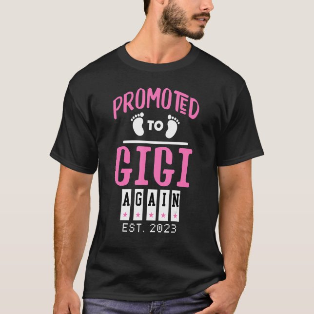 Camiseta Promovido A Gigi Novamente No Último Ano De 2023 N (Frente)