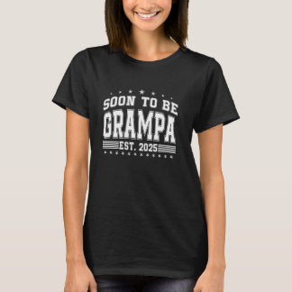 Camiseta Promovido A Grampa Est 2025 Em Breve A Ser Grampa 