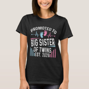 Camiseta Promovido À Grande Irmã Dos Gêmeos No Último Ano D