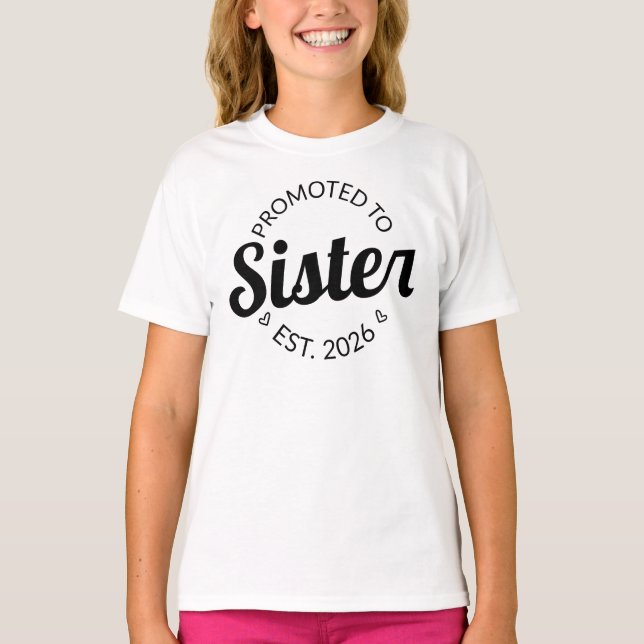 Camiseta Promovido À Irmã Est. 2026 I (Frente)