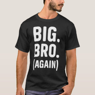 Camiseta Promovido a Irmão Cute Sibling dá risos engraçados