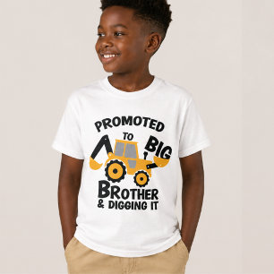 Camiseta Promovido a Irmão Mais Velho, Anúncio de Bebê
