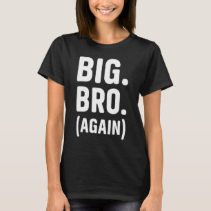 Camiseta Promovido a Irmão Presentes de Irmão Fofo Engraçad