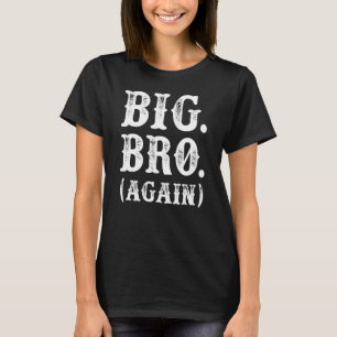 Camiseta Promovido a Irmão Presentes de Irmão Fofo Engraçad
