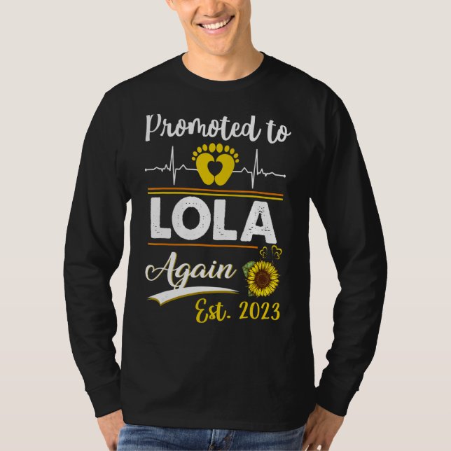 Camiseta Promovido A Lola Novamente Em 2023 Sunflower New L (Frente)