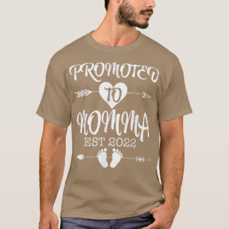 Camiseta Promovido À Mãe EST 2022 Revelação De Gravidez