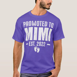 Camiseta Promovido A Mimi Est 2022 Nova Gravidez Nana Annou