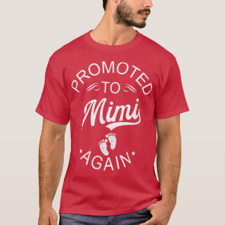 Camiseta Promovido A Mimi Novamente Anúncio De Gravidez Par