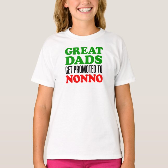 Camiseta Promovido a Nonno (Frente)