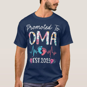 Camiseta Promovido a Oma 2023 Natal Primeiro T