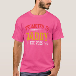 Camiseta Promovido A Pai Do Leste De 2025 Em Breve Para Ser