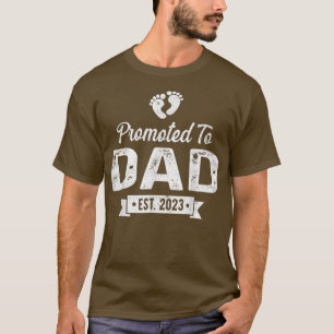 Camiseta Promovido a Pai no final de 2023 em breve para ser