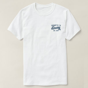 Camiseta Promovido a Papai EST. 2025 Engraçado Breve Pai