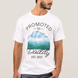 Camiseta Promovido a Papai Est 2027 Anúncio de Novo Pai VI