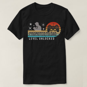 Camiseta Promovido a Papai – Nível Desbloqueado