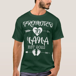 Camiseta Promovido À Revenda De Gravidez Nana EST 2022