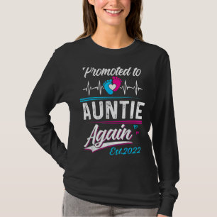 Camiseta Promovido A Tia De Novo Anúncio De Bebê 2022