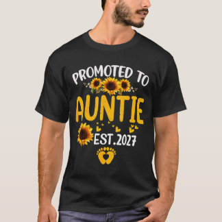 Camiseta Promovido a Tia Est 2027 Em Breve Nova Tia