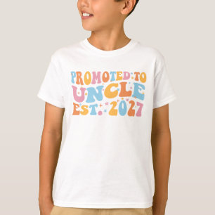 Camiseta Promovido a Tio Est 2027 Novo Tio