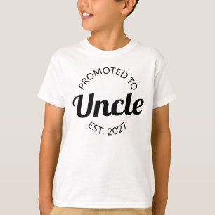 Camiseta Promovido a Tio Est 2027 Novo Tio I