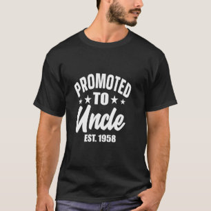 Camiseta Promovido a Tio Promovido a Tio est 1958 Vinta