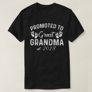 Camiseta Promovido à vovó Excelente no leste de 2028