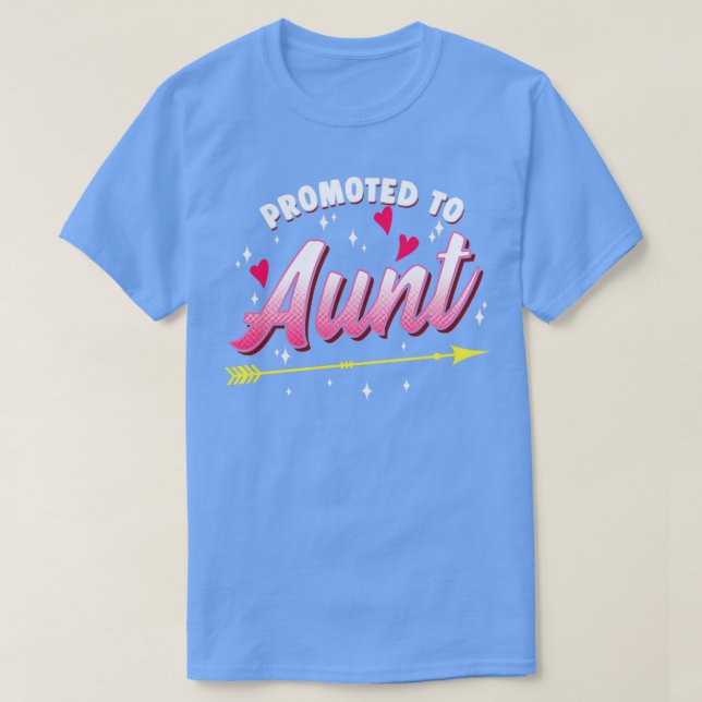 Camiseta Promovido ao anúncio da tia Birth para a irmã (Frente do Design)