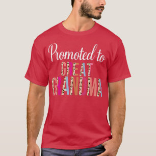Camiseta Promovido Ao Anúncio De Gravidez Da Vovó Excelente