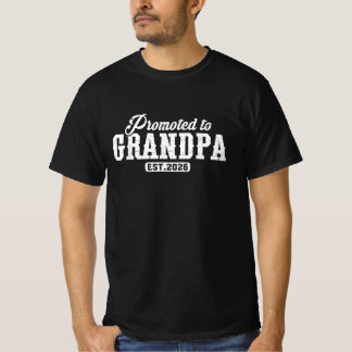 Camiseta Promovido Ao Avô 2026 Avô est 2026