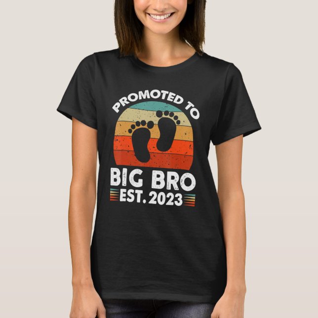 Camiseta Promovido ao Big Bro Eu serei um Grande Irmão (Frente)