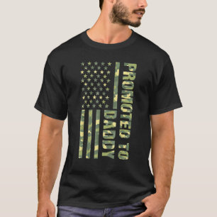 Camiseta Promovido Ao Dia de os pais 1 Da Primeira Vez Do P