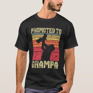 Camiseta Promovido Ao Dia de os pais Grampa Est2023 Em Brev