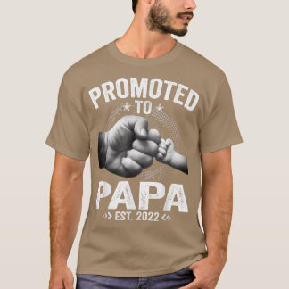 Camiseta Promovido Ao Dia de os pais Papa 2022 Novo Papa Da