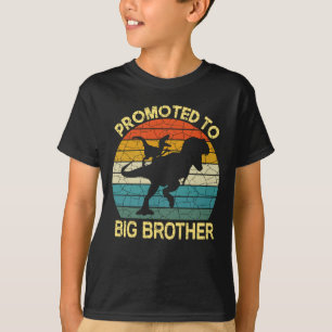 Camiseta Promovido ao dinossauro do irmão mais velho, Irmão