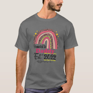 Camiseta Promovido Ao Est Pai. dia de as mães Arco-Íris 2