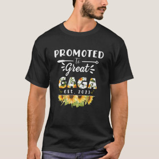 Camiseta Promovido Ao Excelente Gaga Da Primeira Vez Floral