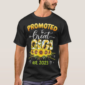 Camiseta Promovido Ao Excelente Gigi 2023 Cute Floral Pela 