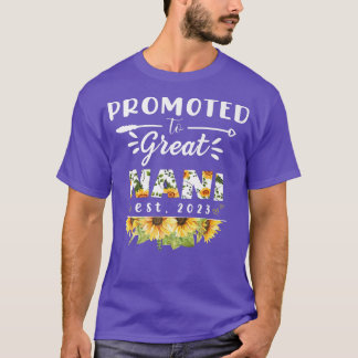 Camiseta Promovido ao Excelente Nani Est 2023 Floral pela p