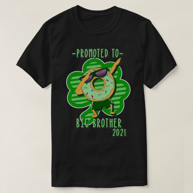 Camiseta Promovido ao Grande Irlandês de Dia de São Patríci (Frente do Design)