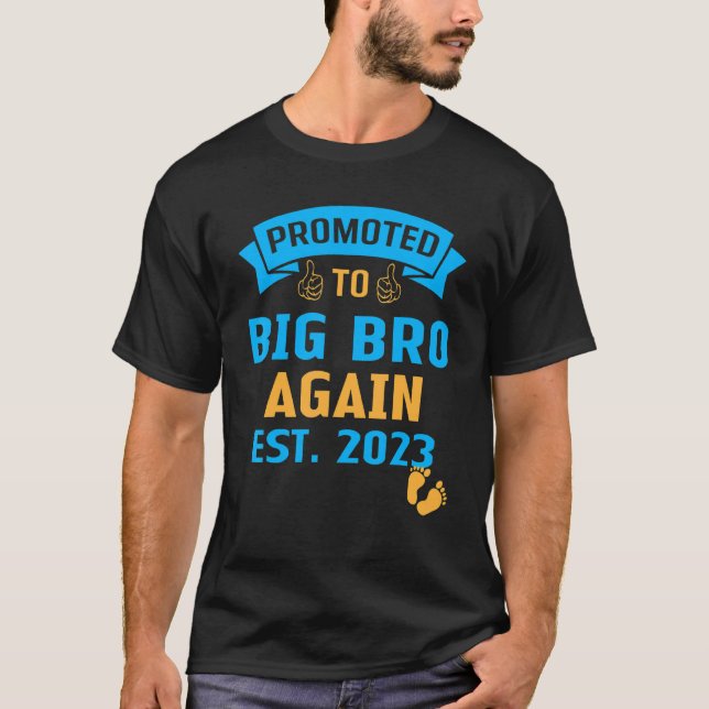 Camiseta Promovido Ao Grande Irmão Novamente 2023 Cute Olde (Frente)