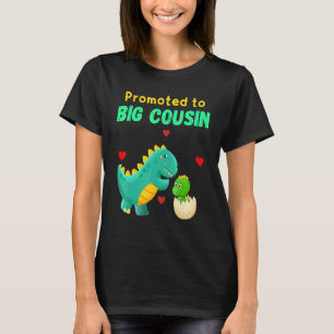 Camiseta Promovido Ao Grande Primo Dinossauro Eu Amo O Bebê