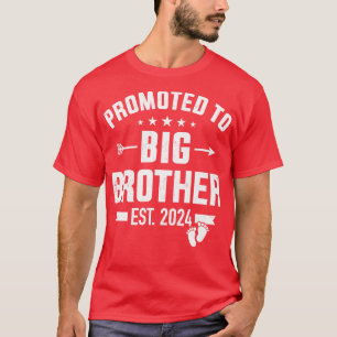 Camiseta Promovido ao irmão mais velho est 2024 para gravid