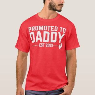 Camiseta Promovido ao Pai 2021 pela primeira vez pais novos