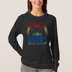 Camiseta Promovido Ao Pai 2022 Vintage Levado Até O Pai