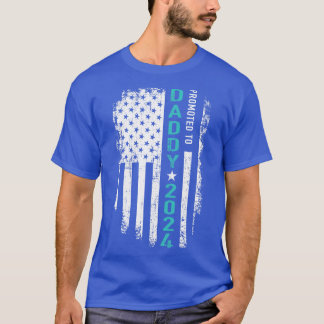 Camiseta Promovido ao pai 2024 norte-americano para novo pa